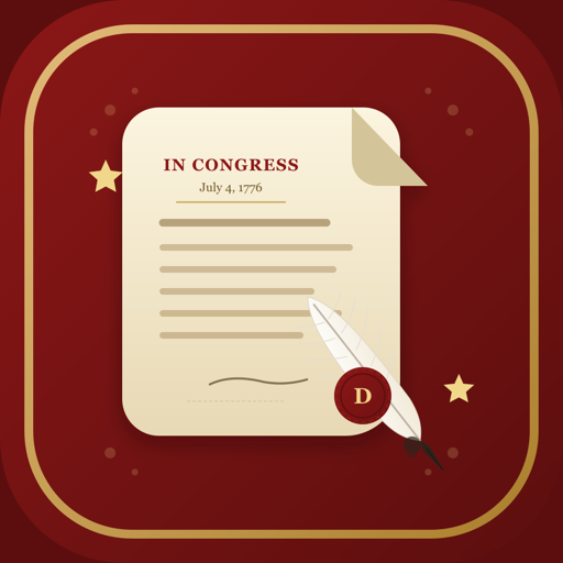Declaration of Independence app icon
